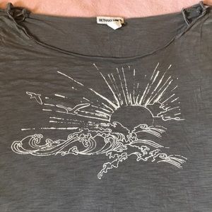 Bethany Mota | Loose Grey T-Shirt